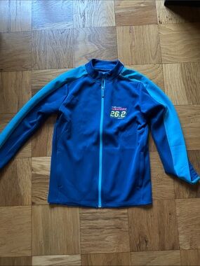 Disney Blue Marathon 26.2 Graphic Zip Jacket